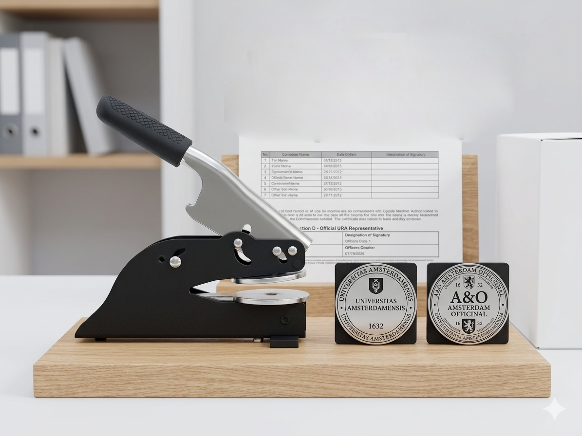 official company seal embossing stamps Uganda