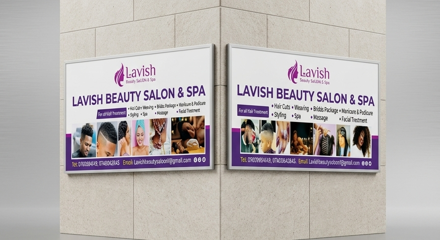 Custom signage design and fabrication Kampala