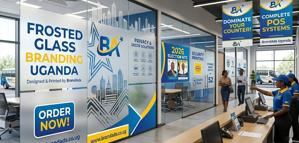 Frosted Glass Branding Uganda
